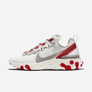 Pantofi Casual Nike React Element 55 Dama Platină Rosii Negrii Argintii | QSKE-27015